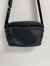 Prada Vitello Daino Zip Shoulder Handbag